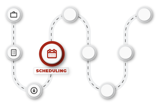 Scheduling maproad